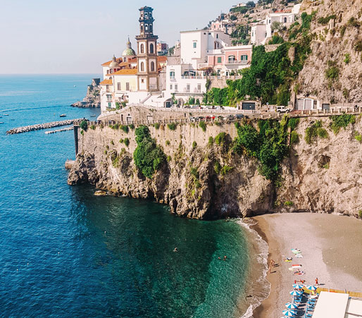 Castiglione Beach in Ravello